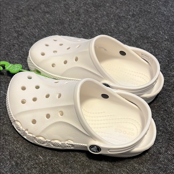 Kids White Crocs Shoes - Picture 1 of 3
